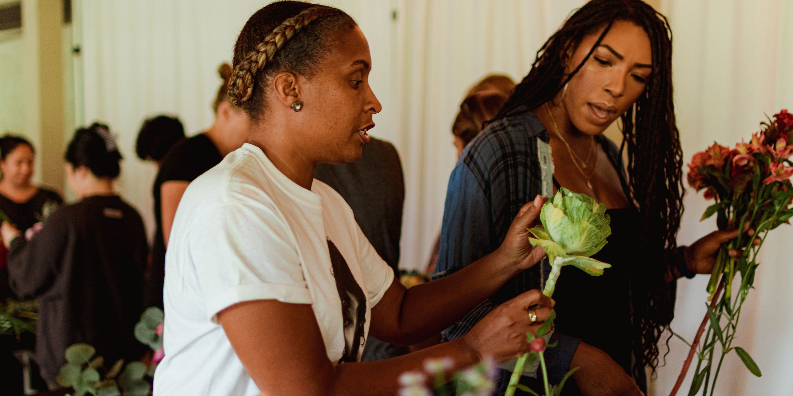 Flower professional teaching flower design